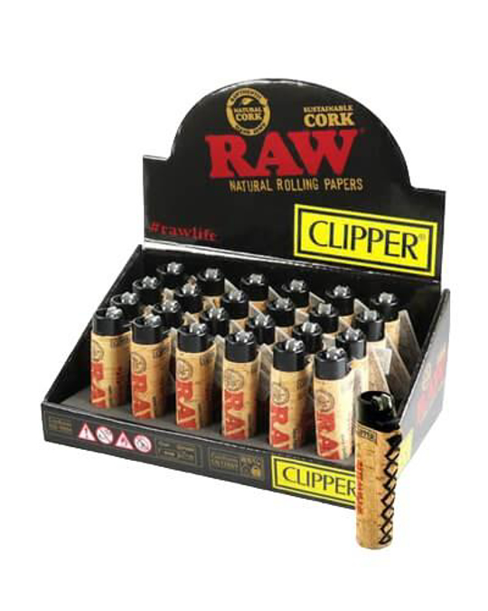 Picture of Clipper Lighter Raw Cork Leaves 30CT