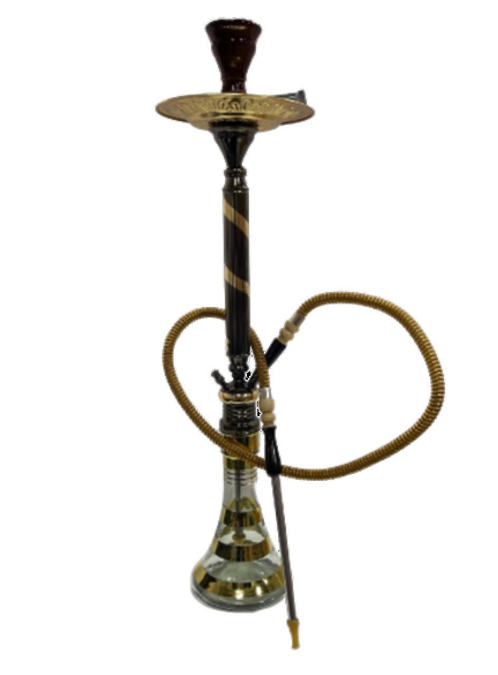 Picture of Zebra Hookah Pyramid 1 Hose