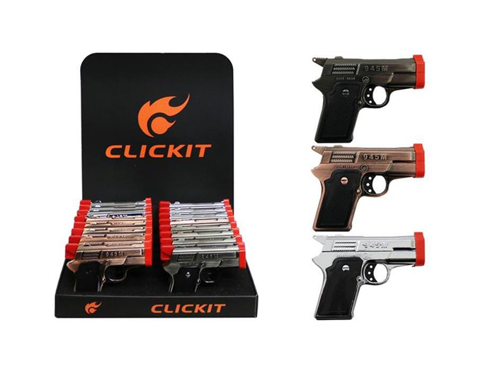 Picture of Clickit Gun Lighter Triple Torch 16CT