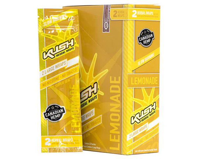 Picture of Kush Herbal Wraps Lemonade 2PK