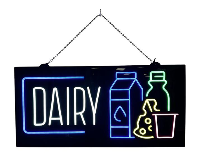 Picture of Multi Color Dairy LED Sign