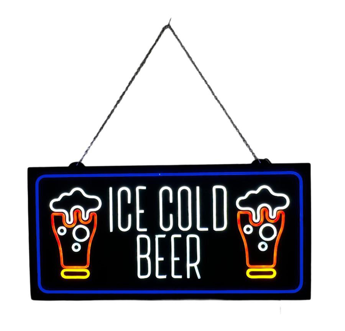 Picture of Multi Color Ice Cold Beer LED Sign