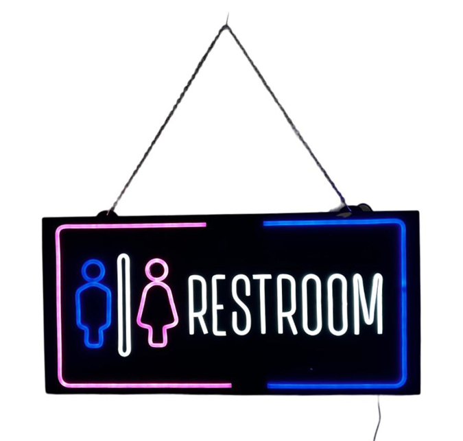 Picture of Multi Color Restroom LED Sign