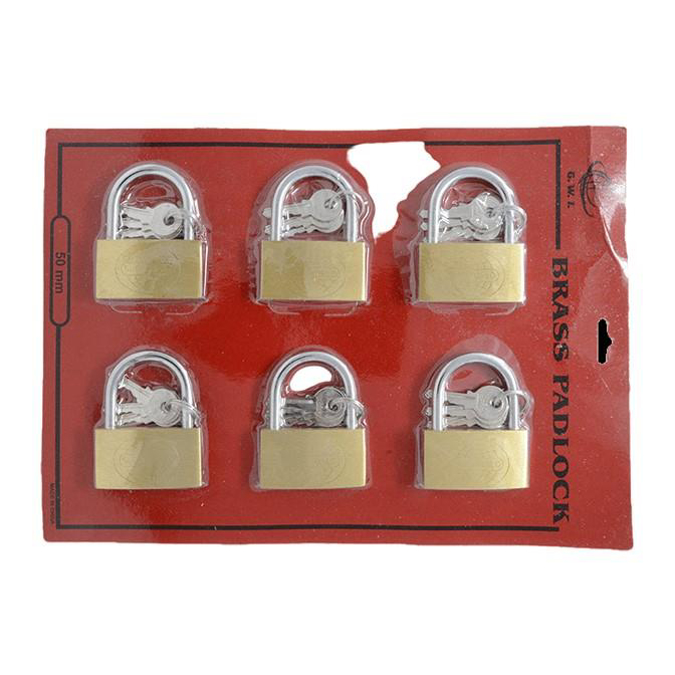 Picture of Brass Padlock 6CT