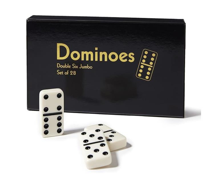 Picture of Dominoes Double Six New Jumbo Set of 28