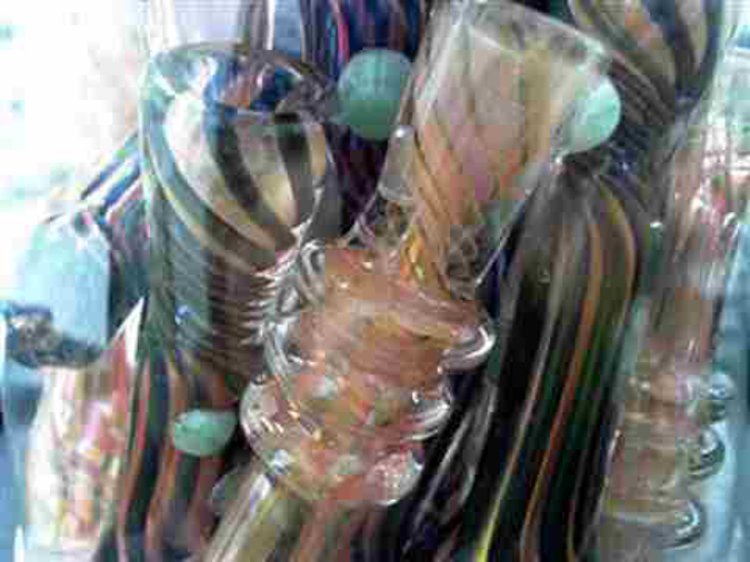 Picture of Fancy Glass Pipe Chillum