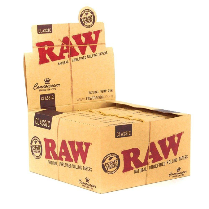 Picture of Raw Conoissuer KingSize Slim Papers+Tips 24CT