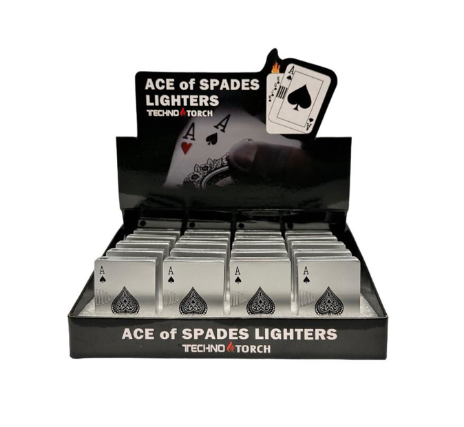 Picture of GH9289 Techno Ace of Spades Card Lighter 20CT