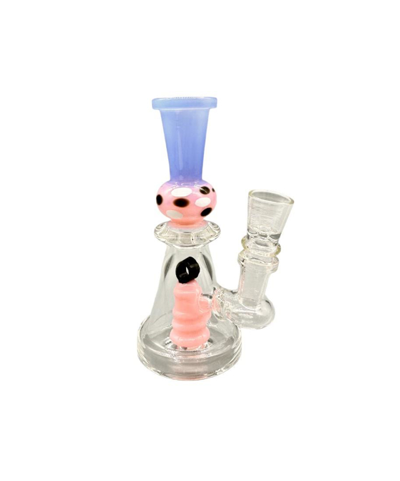 Picture of Glass 6in Colorful Dotted w Banger WP