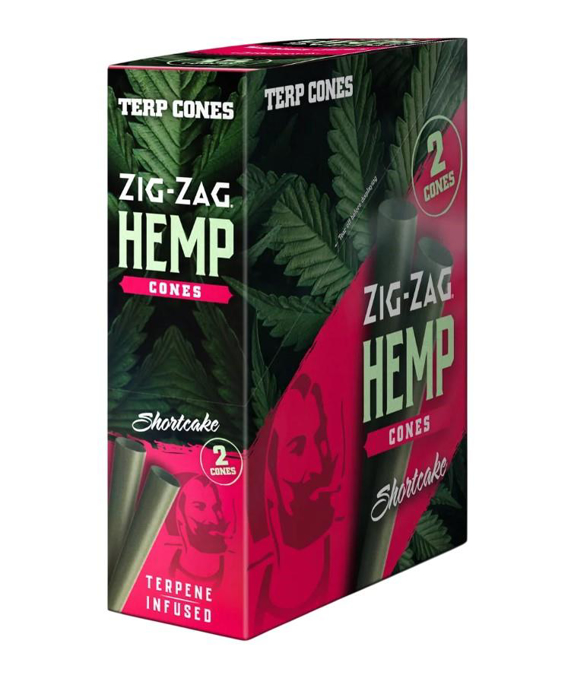 Picture of Zig Zag Hemp Cones Shortcake 2X25CT