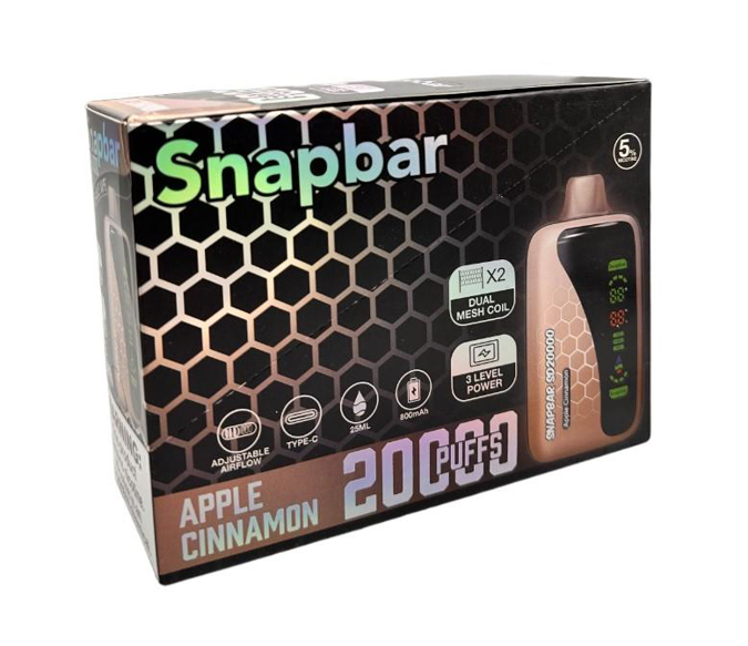 Picture of Snapbar Apple Cinnamon 20K Puffs