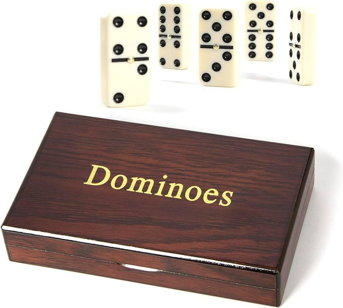 Picture of Dominoes Wooden box