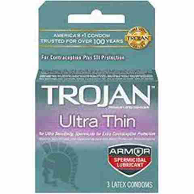 Picture of Trojan Ultra Thin Spermicidal 6CT