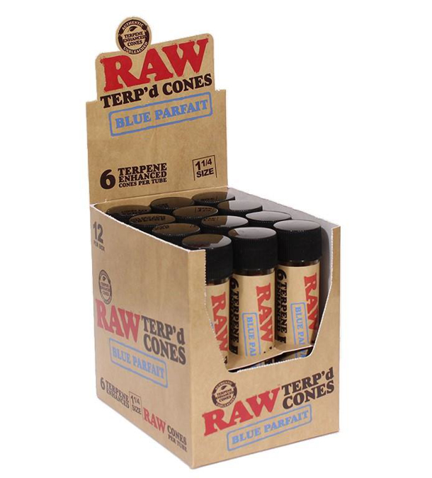 Picture of Raw Terp'd Cones Blue Parfait 1 1/4 6PK