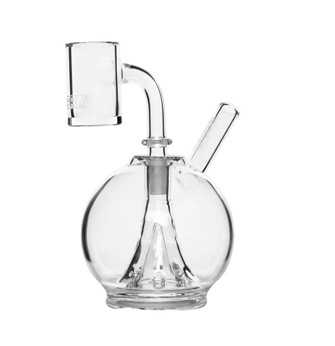 Picture of GRAV HOURGLASS POCKET BUBBLER RIG - CLEAR