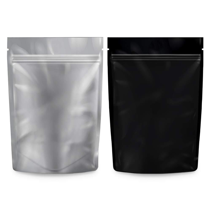 Picture of Loud & Lock Mylar Bags Black/Clear 1/8oz 100CT