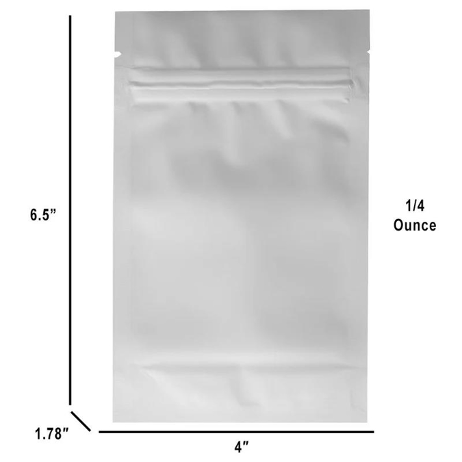 Picture of Loud & Lock Mylar Bags White/Clear 1/4oz 100CT