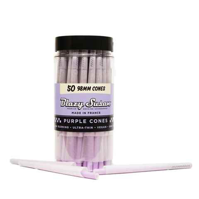 Picture of Blazy Susan Purple Cones 98mm 50CT Jar