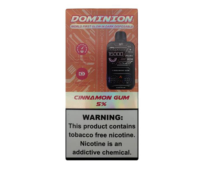 Picture of Evo Dominion Cinnamon Gum 16K Puffs