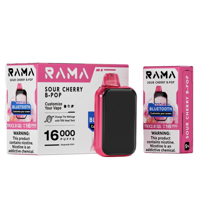 Picture of Rama 16000Puffs Sour Cherry B-Pop