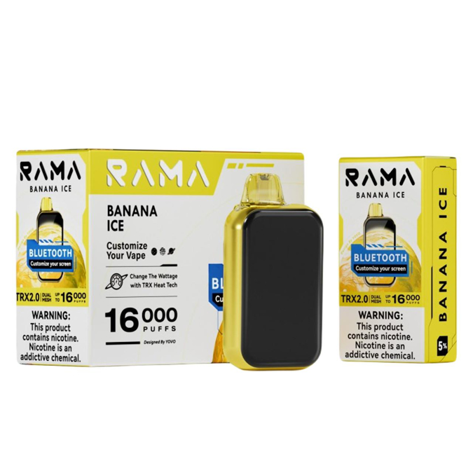 Picture of Rama 16000Puffs Banana Ice