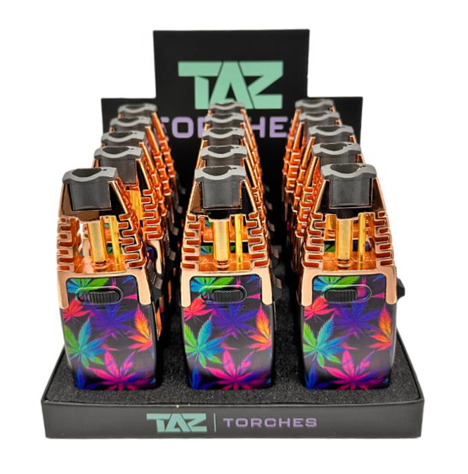 Picture of TT-013B Taz Torch Lighter Mix Color 15CT