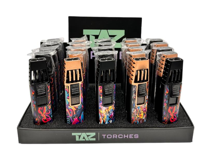 Picture of TT-38B Taz Double Torch Lighter 25CT