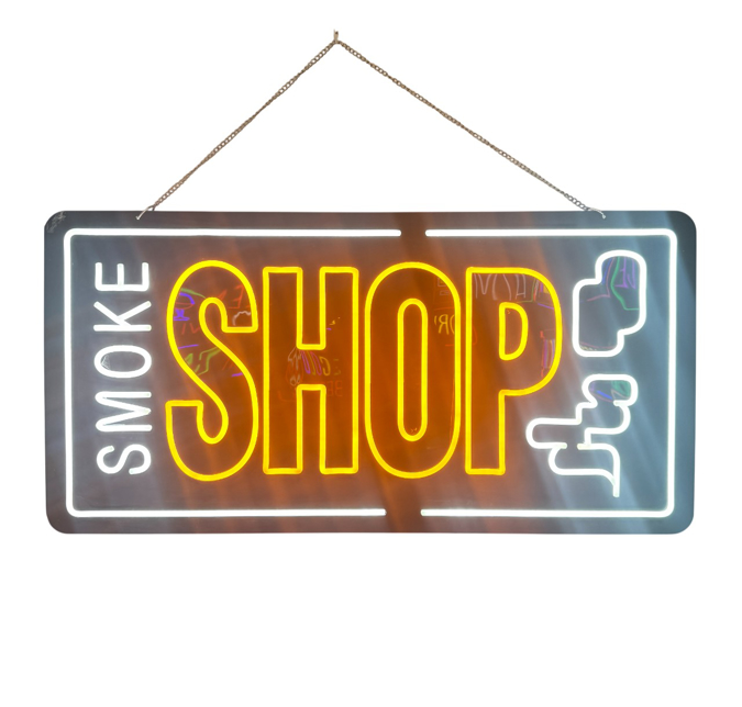 Picture of Multi Color Smoke Shop LED Sign