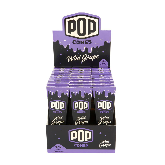 Picture of POP Cones Unbleached Wild Grape 1 1/4 24CT