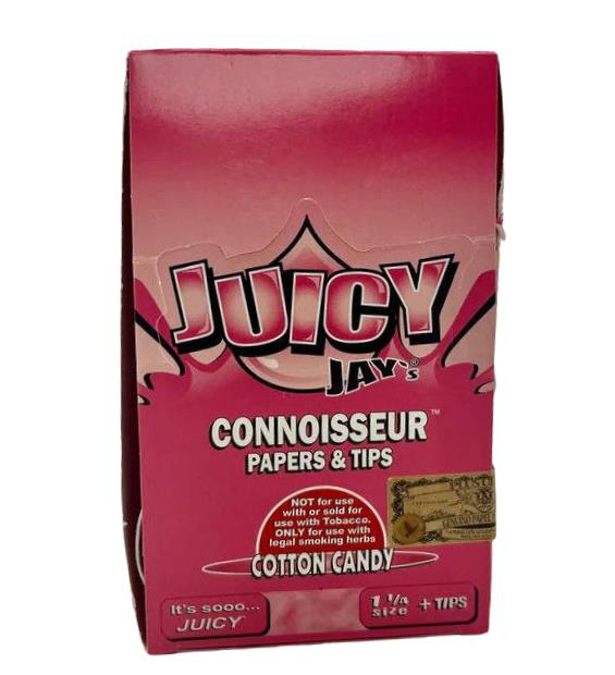 Picture of Juicy Jay's Cotton Candy Connoisseur Papers+Tips 1.25 24CT