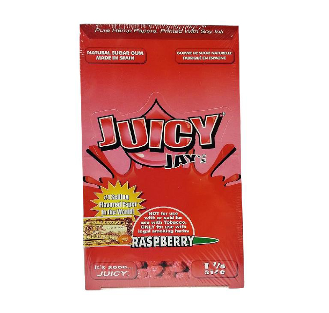 Picture of Juicy Jay's Raspberry Connoisseur Papers+Tips 1.25 24CT