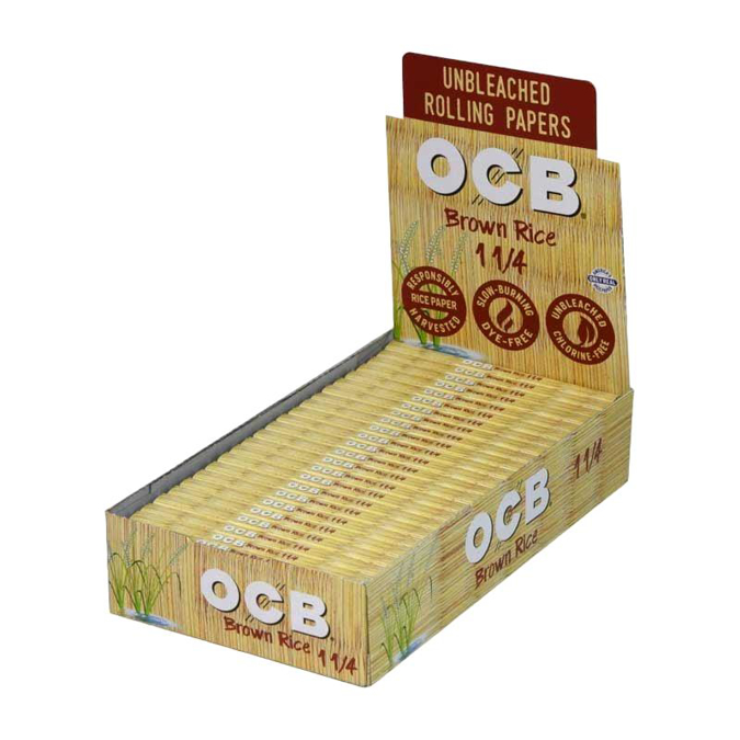 Picture of OCB Unbleached Brown Rice 1.25 Paper 24CT