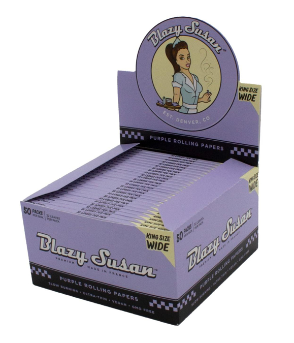 Picture of Blazy Susan Purple King Size Wide Paper 50CT