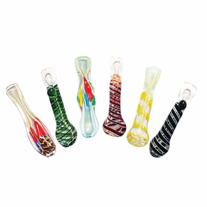 Picture of Glass Spiral Snake One Hitter Chillum