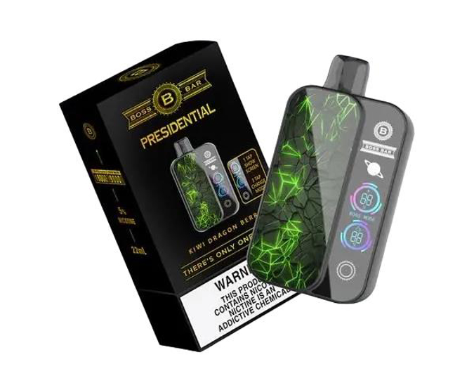 Picture of Presidential Boss Bar 18kPuffs Kiwi Dragon Berry