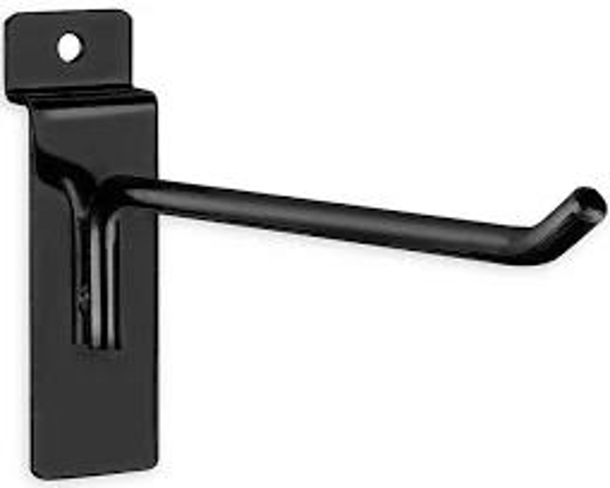 Picture of 6in Slatwall Hooks Peg Black