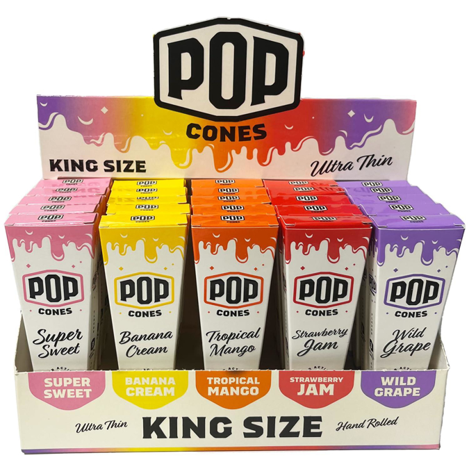 Picture of POP Cones Ultra Thin Variety Pack KS 25CT