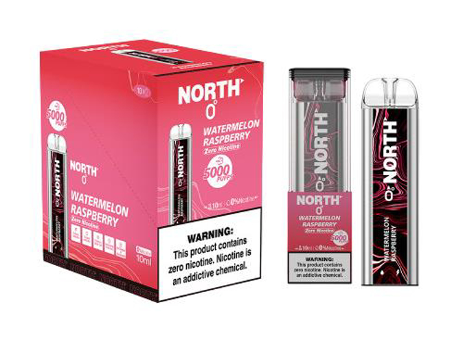 Picture of North Zero Nic 5KPuffs Watermelon Raspberry