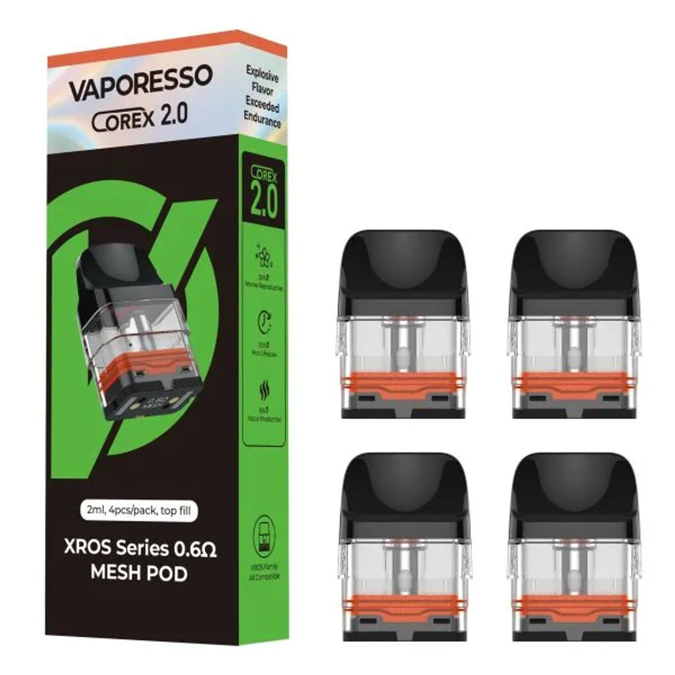 Picture of Vaporesso XROS-0.6ohm Top Fill Mesh Pods 3ml,4CT