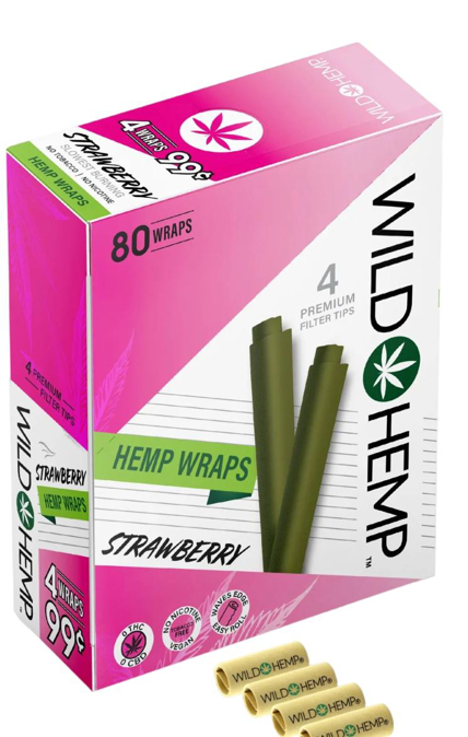 Picture of Wild Hemp Strawberry Hemp Wraps