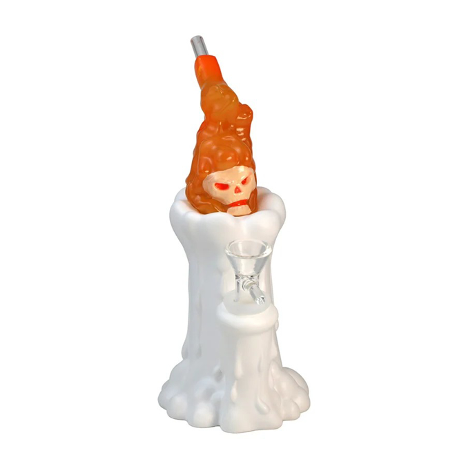 Picture of Silicone WP Candle W Skull-H384