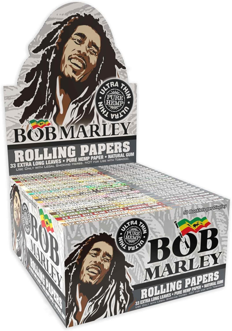 Picture of Bob Marley Unbleached Organic Papers KS 50CT