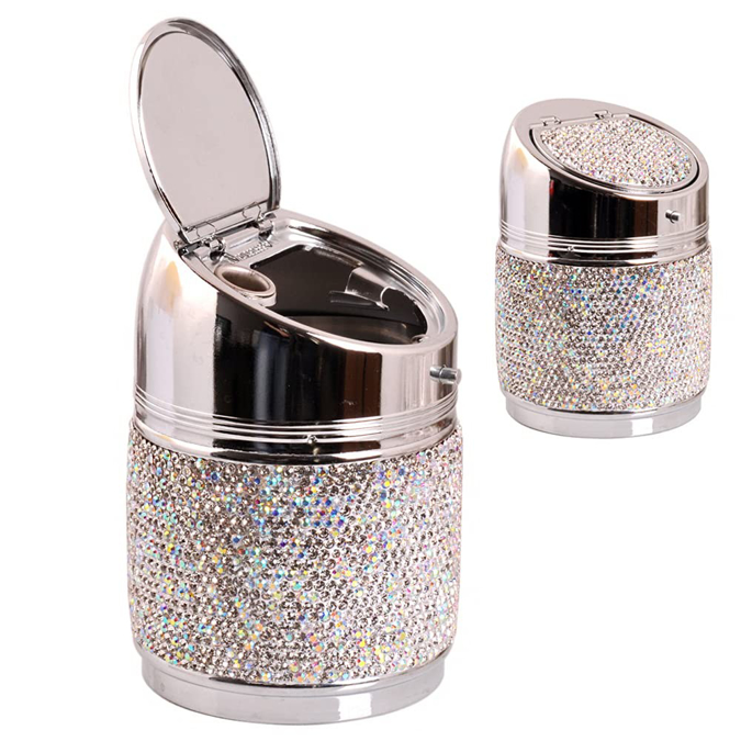 Picture of Stainless Steel Diamond Car Ashtray