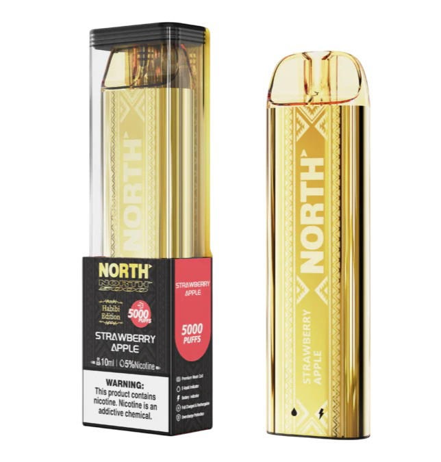 Picture of North Strawberry Apple 5000Puffs