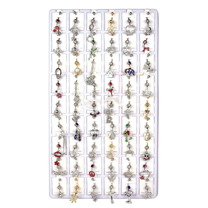 Picture of Refill Tray Belly Piercing Dangle Toungue Mix 54ct
