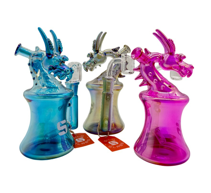 Picture of Silo Glass 6" Dragon on top WP Silo140