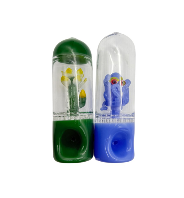 Picture of Glass 5" Flowers/Octopus&Honey Comb HP